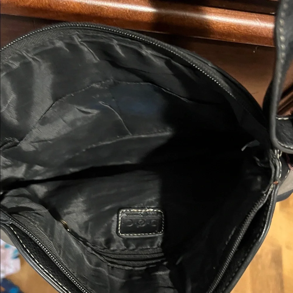 BOC Crossbody Bag in Tan and Black - Picture 4 of 4